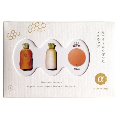 (acowrap)みつろうラップ・すおう色Ｌ