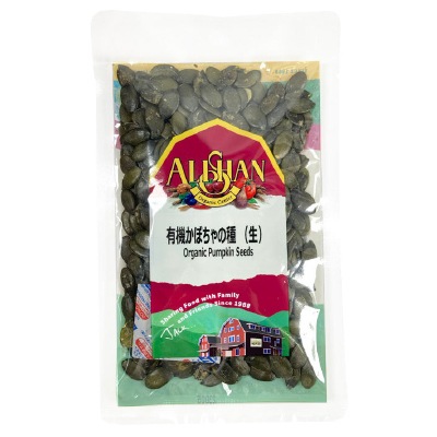 (アリサン)有機かぼちゃの種(生)100g【店舗取扱】
