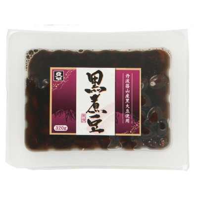 予約【単品おせち：常温】丹波篠山産黒煮豆〈大〉180g(内容総量320g)