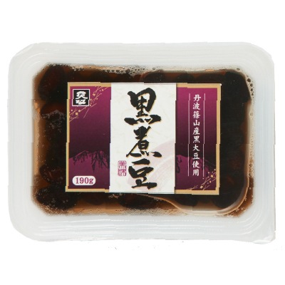 予約【単品おせち：常温】丹波篠山産黒煮豆〈小〉100g(内容総量190g)