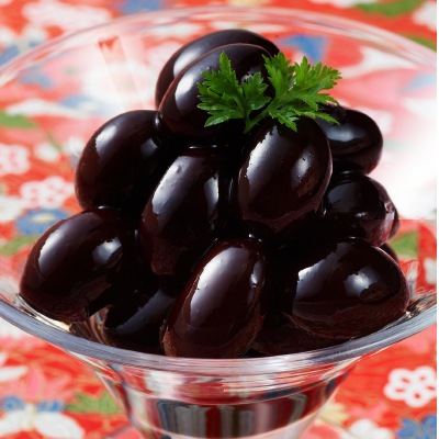 予約【単品おせち:常温】丹波篠山産黒豆ワイン煮180g(内容総量330g)