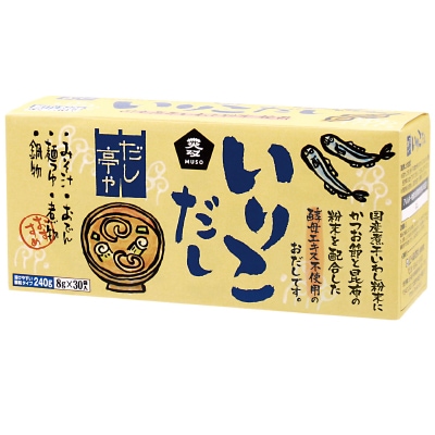 【10月31日までタイムセール】(ムソー)だし亭や・いりこだし〈箱入〉8g×30<リニューアル>