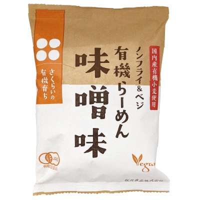 (桜井)有機育ち･有機らーめん<味噌味>118g