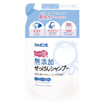 (シャボン玉)無添加せっけんシャンプー泡タイプ詰替420ml