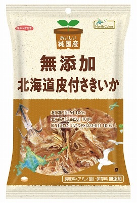 (ノースカラーズ)純国産北海道皮付さきいか24g