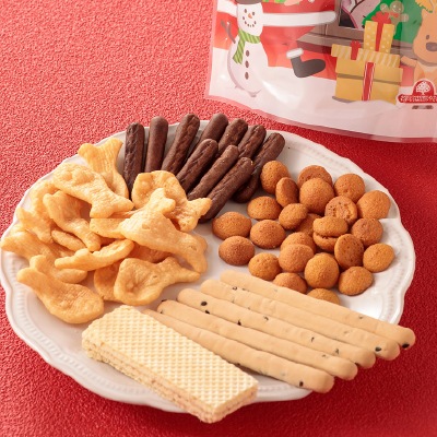 (クリスマス)クリスマスお菓子詰合せ・サンタ５種（５袋）