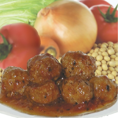 (三育)完熟トマトソース野菜大豆ボール100g(6個)