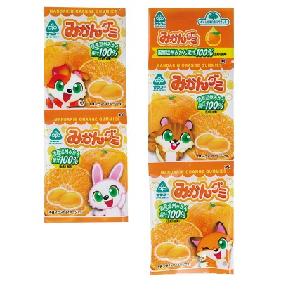 (サンコー)みかんグミ20g×4