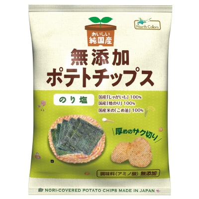 ノースカラーズ)純国産ポテトチップス・のり塩53g | 安心の無添加