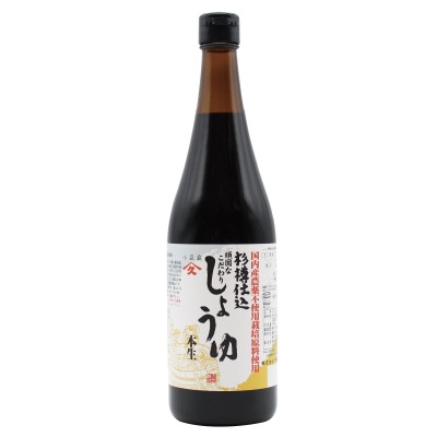 (ヤマヒサ)頑固“本生”濃口醤油720ml