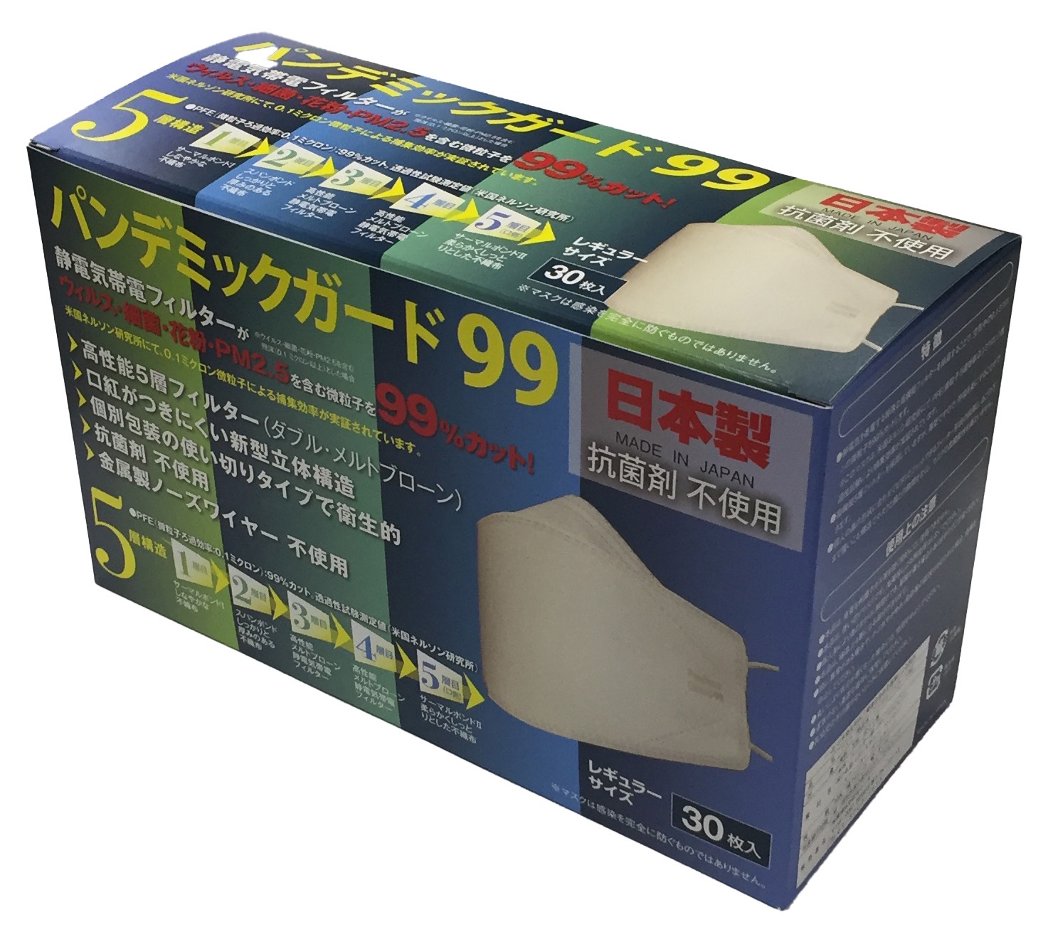 (環境科学)パンデミックガード99レギュラー30枚