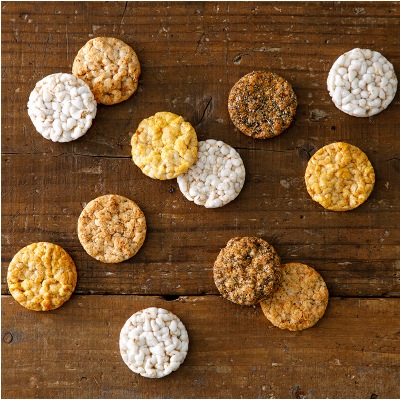 (澤田米穀店)有機玄米ポン菓子・黒胡麻きなこ味30g