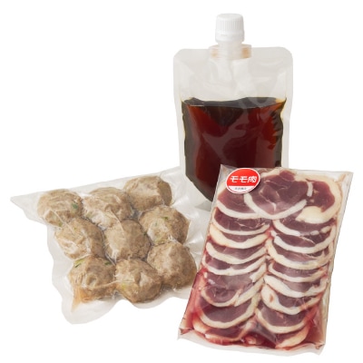 (ムソー)青森県産本鴨鍋セット(小)約2~3人前【ギフト_のし短冊可】【送料無料】