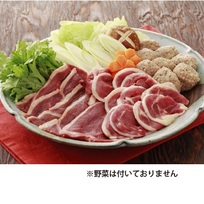 (ムソー)青森県産本鴨鍋セット(大)約4～5人前【ギフト_のし短冊可】【送料無料】