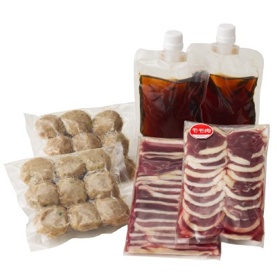 (ムソー)青森県産本鴨鍋セット(大)約4～5人前【ギフト_のし短冊可】【送料無料】