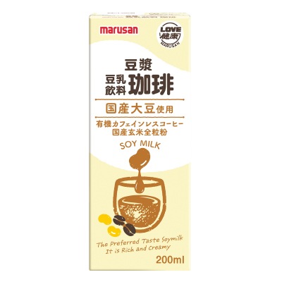 (マルサンアイ)豆漿(どうじゃん)豆乳飲料 珈琲200ml