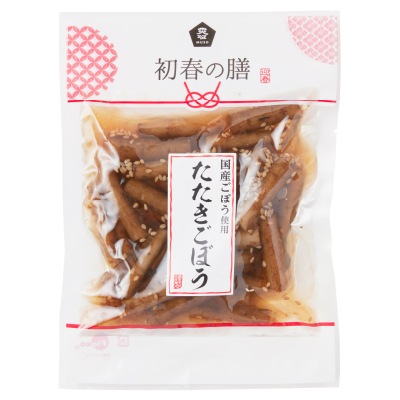 予約【単品おせち：冷蔵】たたきごぼう100g