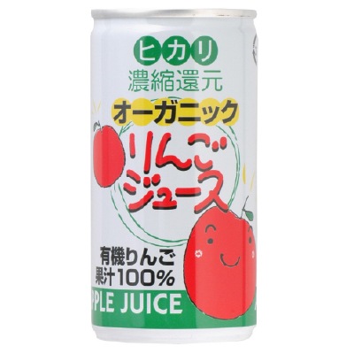 (ヒカリ)オーガニックりんごジュース190g