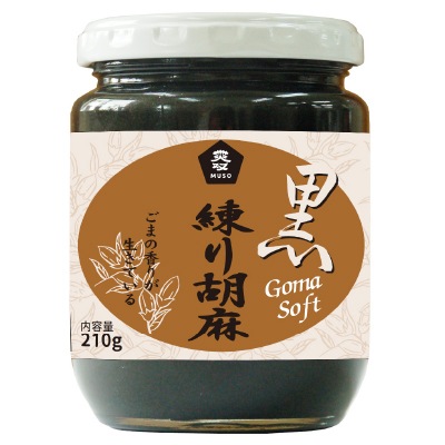 (ムソー)練り胡麻・黒210g