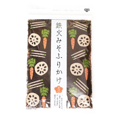 (無双本舗)鉄火みそふりかけ〈袋〉75g