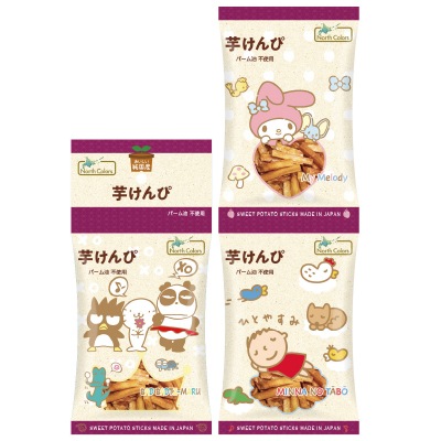 (ノースカラーズ)純国産芋けんぴ(3連)17g×3袋