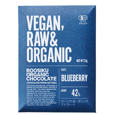(トレテス)ローシクオーガニックチョコレート・ブルーベリー37g