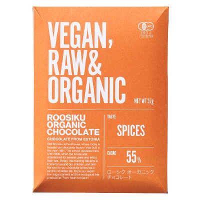 (トレテス)ローシクオーガニックチョコレート･スパイス37g