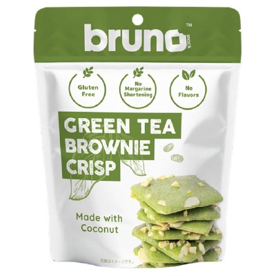 (bruno snack)クリスピーグリーンティーブラウニー60g【店舗取扱】