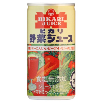 (ヒカリ)有機野菜使用・野菜ジュース無塩190g