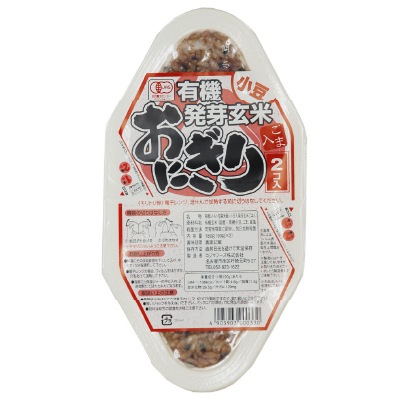 (コジマ)有機発芽玄米おにぎり・小豆90g×2