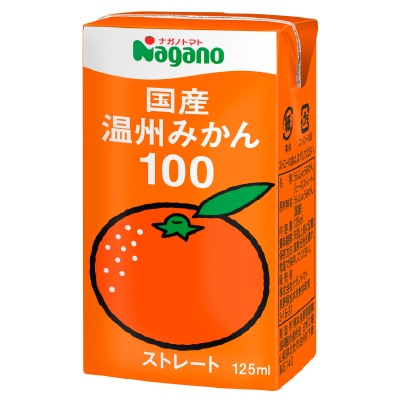 (ナガノ)国産温州みかん100 125ml