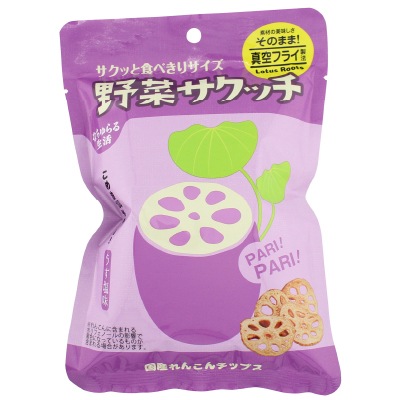 (なちゅらる生活)野菜サクッチ・国産れんこんチップス(真空フライ)19g