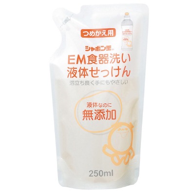(シャボン玉)EM食器洗い液体石けん詰替250ml