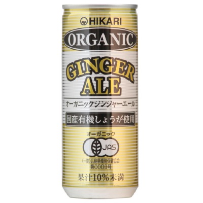 (ヒカリ)オーガニックジンジャーエール　250ｍｌ