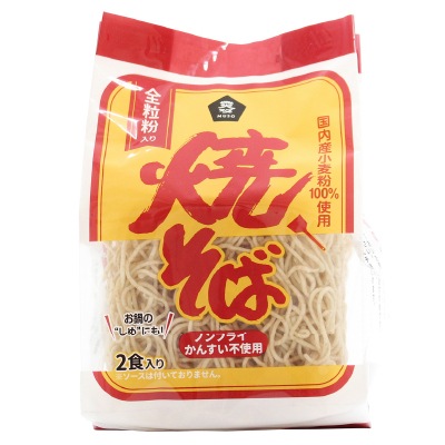 (ムソー)焼そば(全粒粉入り)90g×2