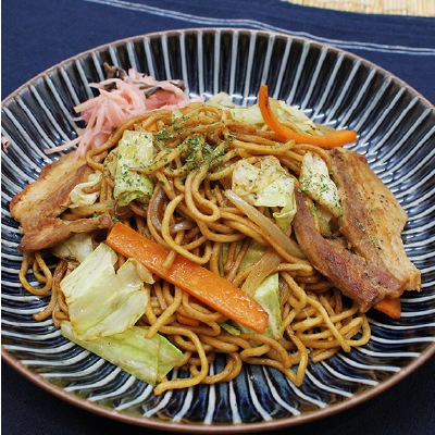 (ムソー)焼そば(全粒粉入り)90g×2