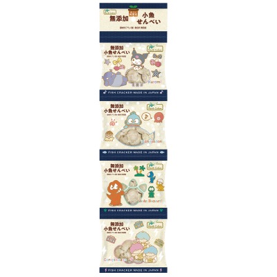 (ノースカラーズ)純国産小魚せんべい(4連)11g×4袋