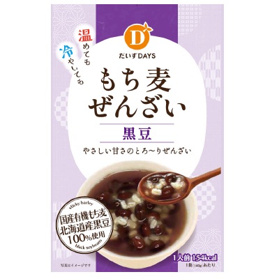 (だいずデイズ)黒豆もち麦ぜんざい140g【賞味期限:2026/06/02】