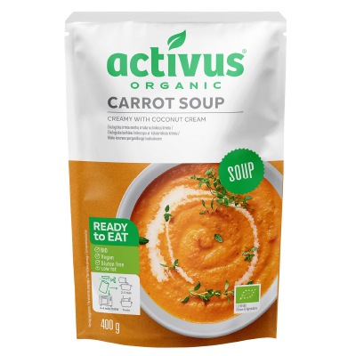(むそう)activusオーガニックキャロットスープ400g