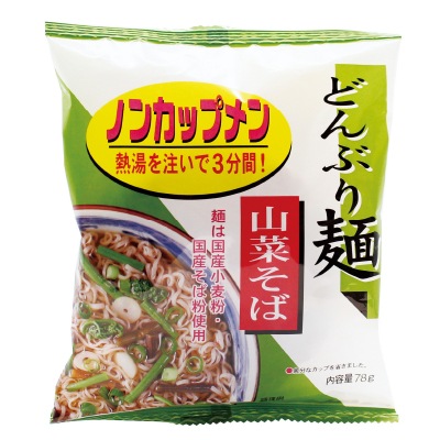(トーエー)どんぶり麺･山菜そば78g