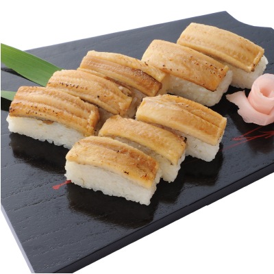 予約【単品おせち:冷凍】焼き穴子棒寿司1本(8切れ)
