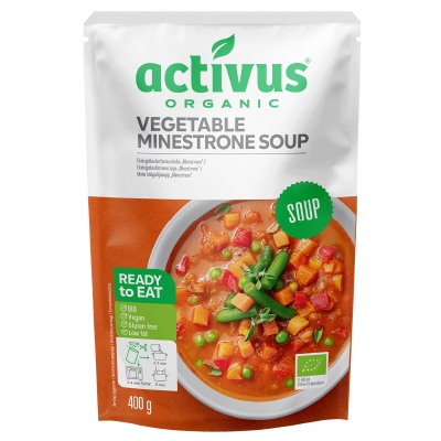 (むそう)activusオーガニックミネストローネスープ400g