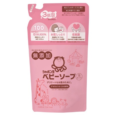 (シャボン玉)ベビーソープ泡タイプ詰替え400ml