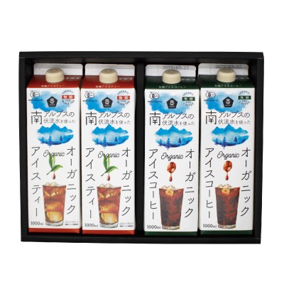 (ムソー)アイスコーヒー&アイスティーギフト各1000ml×2 【送料無料】