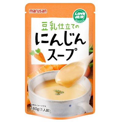 (マルサンアイ)豆乳仕立てのにんじんスープ180g