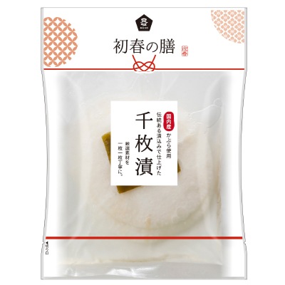 予約【単品おせち：冷蔵】聖護院かぶらの千枚漬150g