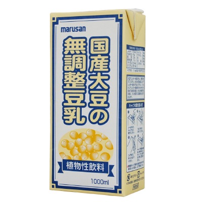 (マルサンアイ)国産大豆の無調整豆乳1000ml