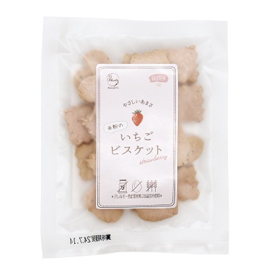 (G&LP)フェリシエッタマードレ 米粉のいちごビスケット35g