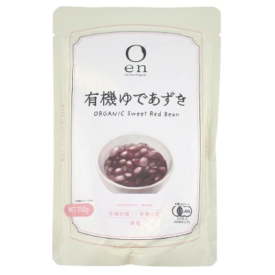 (遠藤製餡)有機ゆであずき250g