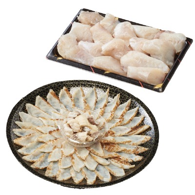 予約【単品おせち：冷凍】真ふぐのタタキとチリセット2～3人前